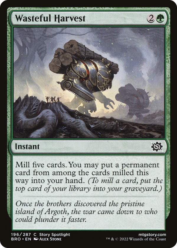 Wasteful Harvest (bro)