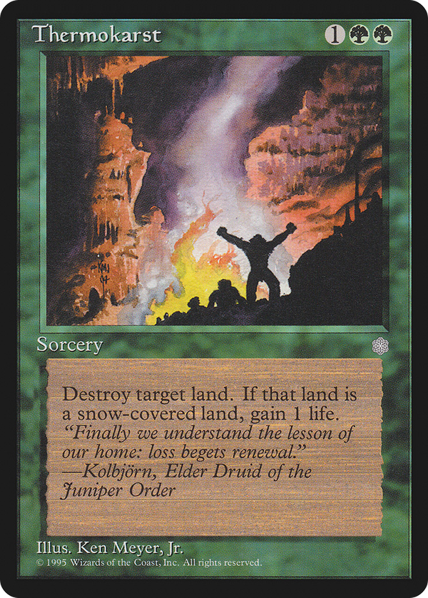 Thermokarst (ice)