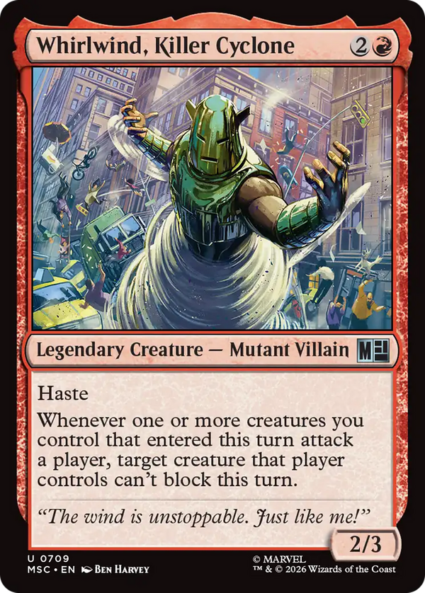 Whirlwind, Killer Cyclone (msc)