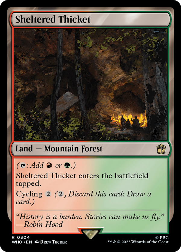 Sheltered Thicket (who)