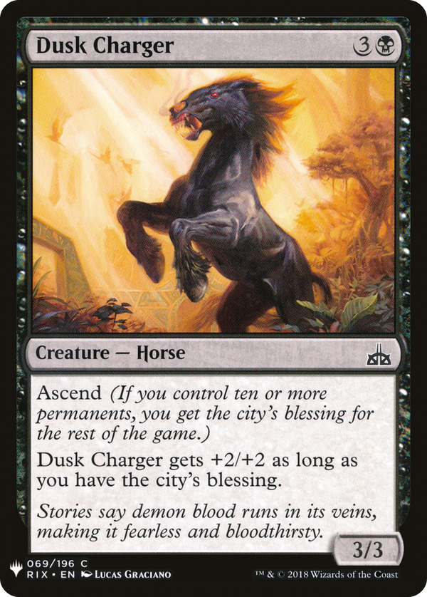 Dusk Charger (plst)