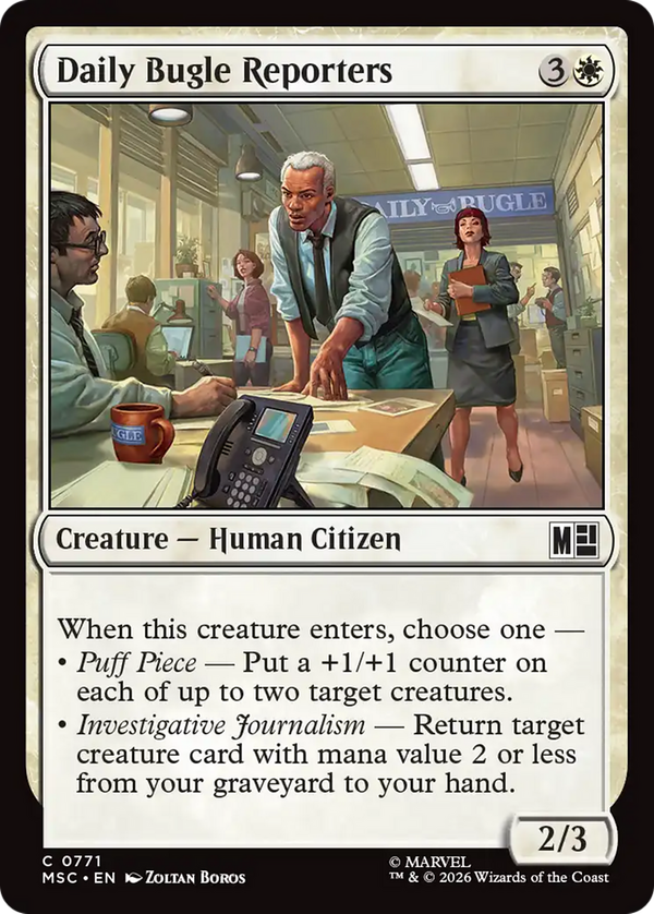 Daily Bugle Reporters (msc)