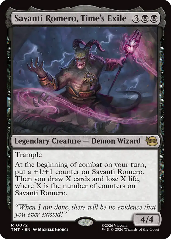Savanti Romero, Time's Exile (tmt)