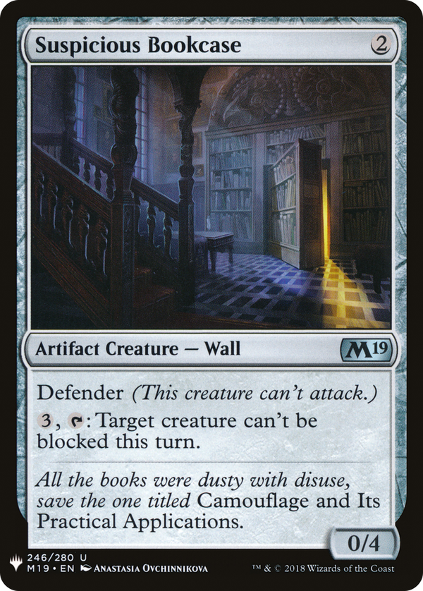 Suspicious Bookcase (plst)
