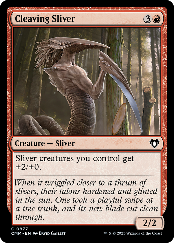Cleaving Sliver (cmm)