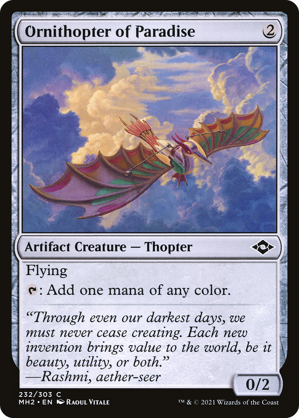 Ornithopter of Paradise (mh2)