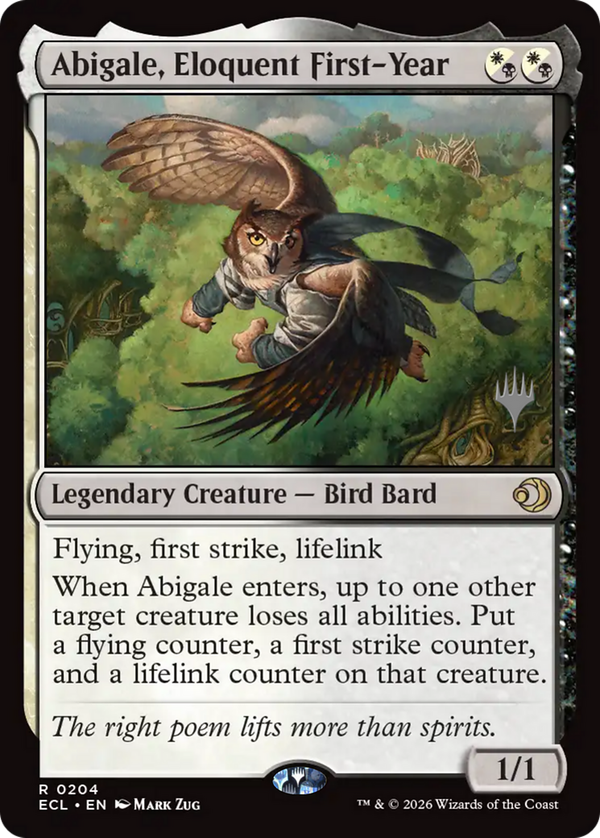 Abigale, Eloquent First-Year (pecl)