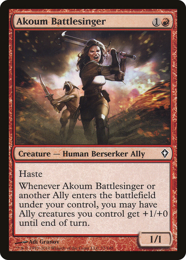 Akoum Battlesinger (wwk)