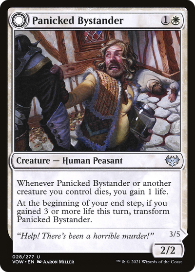 Panicked Bystander // Cackling Culprit