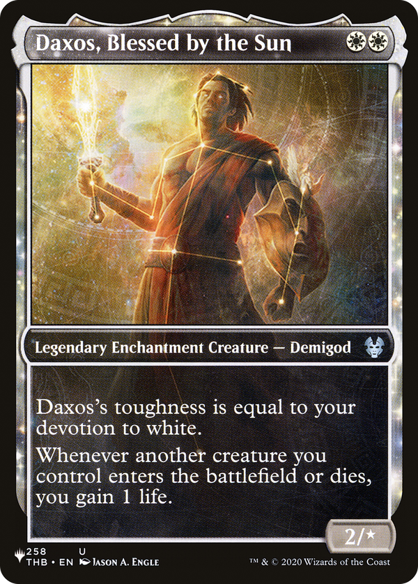 Daxos, Blessed by the Sun (plst)