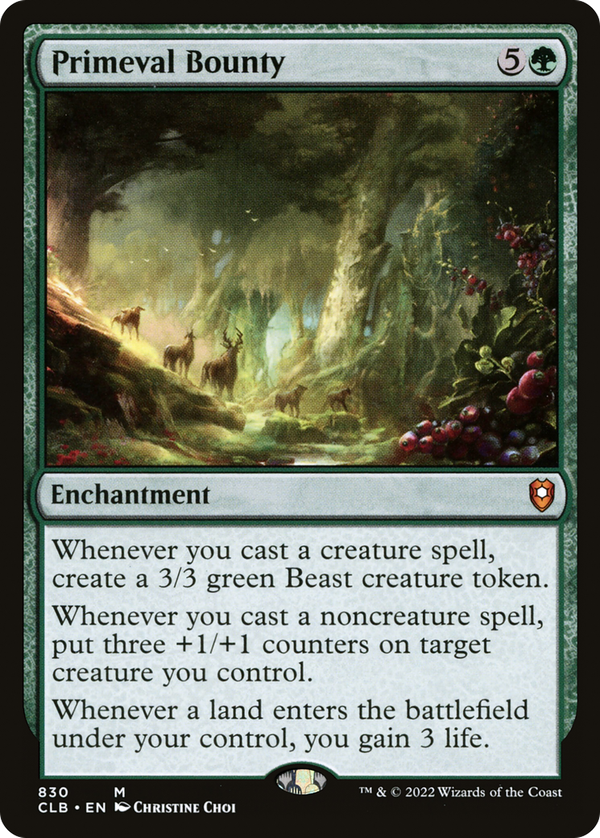 Primeval Bounty (clb)