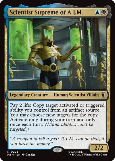 Scientist Supreme of A.I.M.