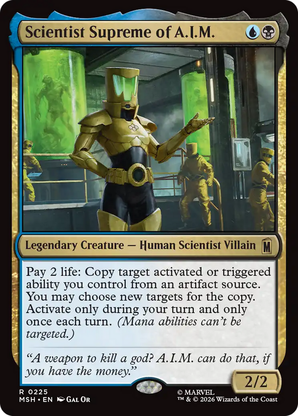 Scientist Supreme of A.I.M. (msh)
