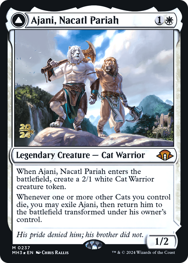 Ajani, Nacatl Pariah // Ajani, Nacatl Avenger (pmh3)