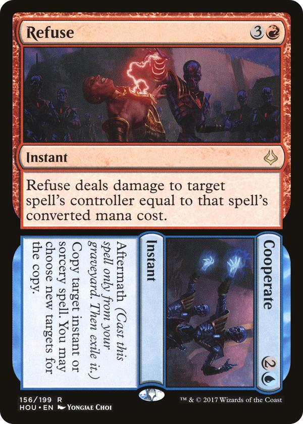 Refuse // Cooperate (hou)