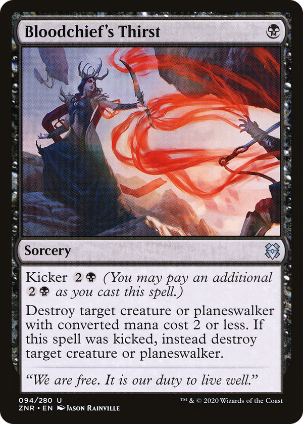Bloodchief's Thirst (znr)