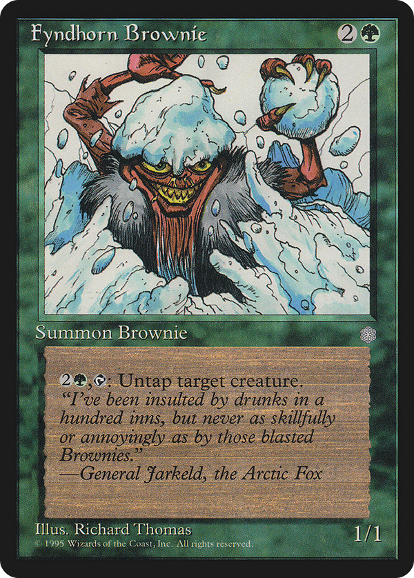 Fyndhorn Brownie (ice)