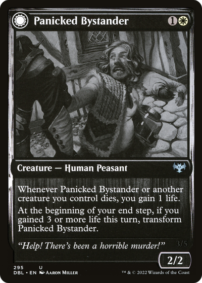 Panicked Bystander // Cackling Culprit