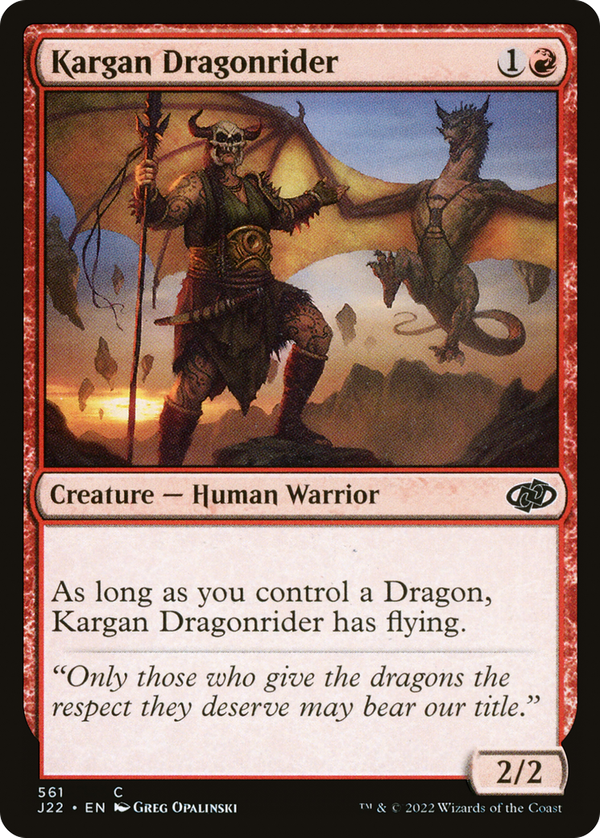 Kargan Dragonrider (j22)