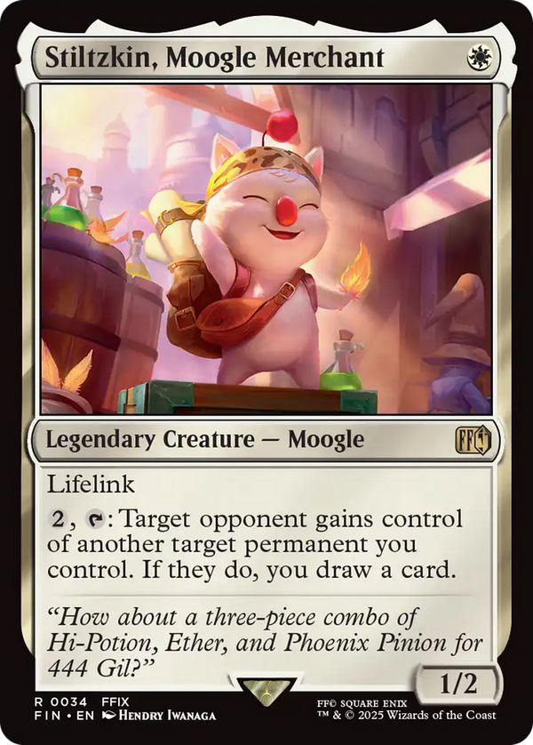 Stiltzkin, Moogle Merchant (fin)