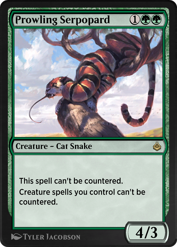 Prowling Serpopard (akr)