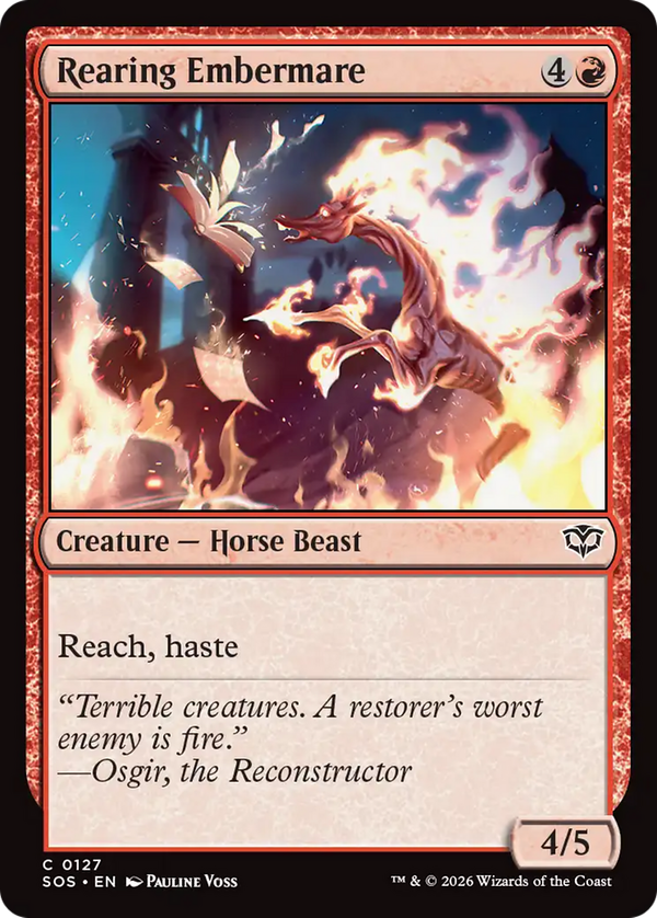 Rearing Embermare (sos)