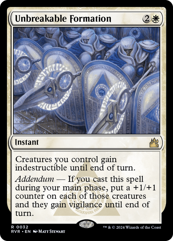 Unbreakable Formation (rvr)