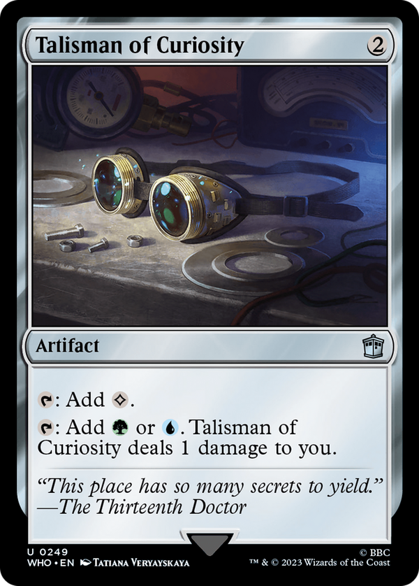 Talisman of Curiosity (who)