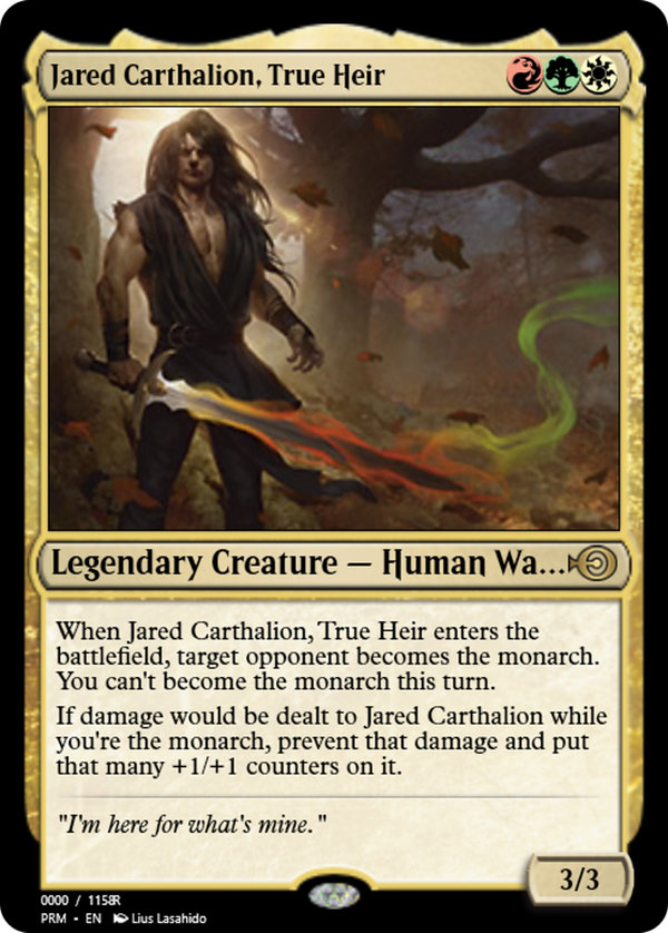 Jared Carthalion, True Heir (prm)