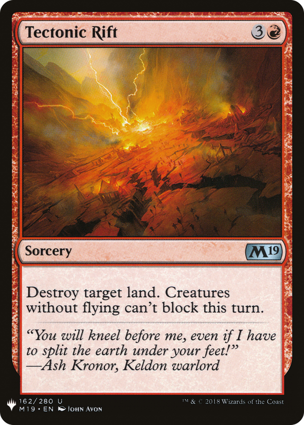 Tectonic Rift (plst)