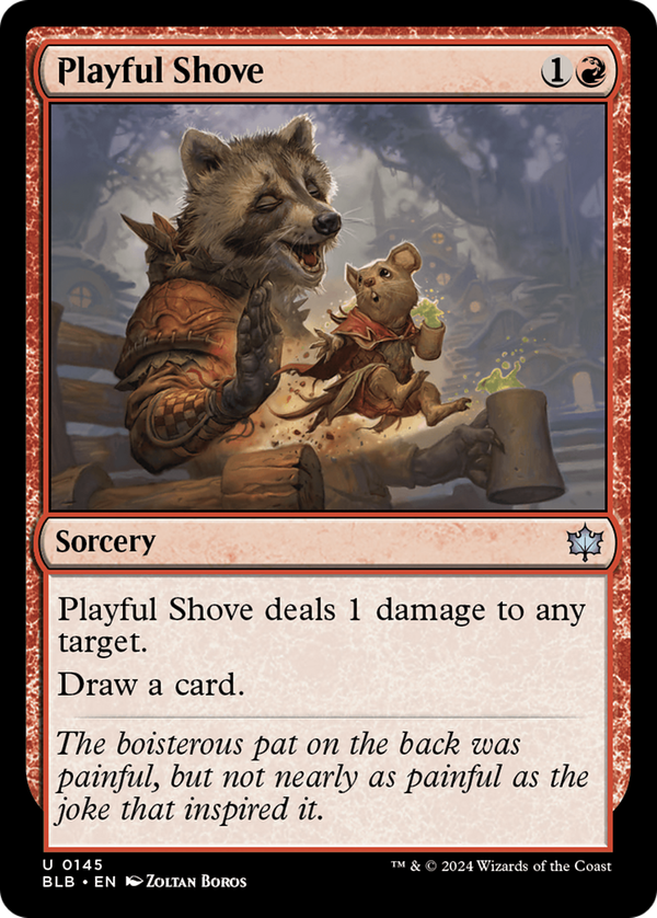 Playful Shove (blb)