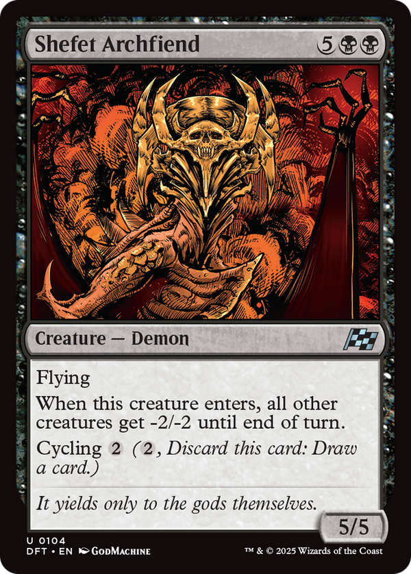 Shefet Archfiend (dft)