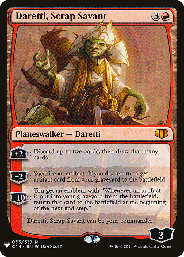 Daretti, Scrap Savant (plst)