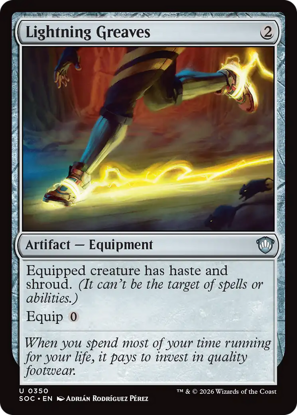 Lightning Greaves (soc)