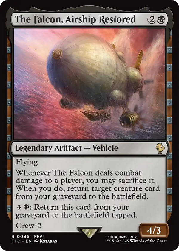 The Falcon, Airship Restored (fic)