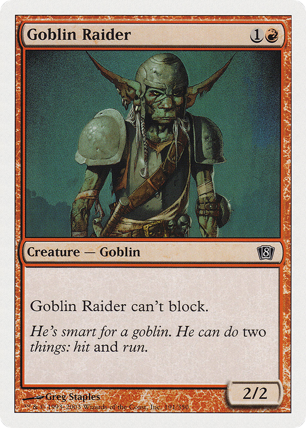Goblin Raider (8ed)