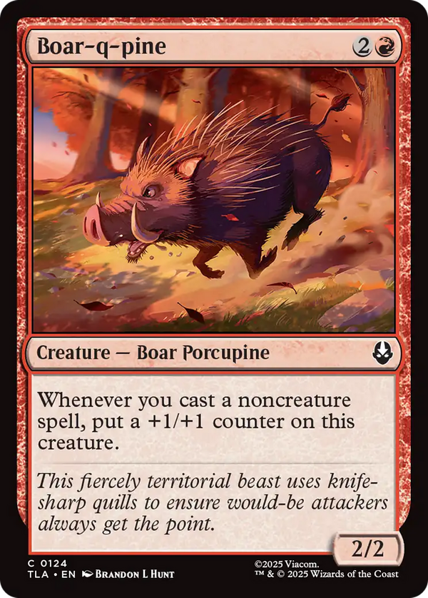 Boar-q-pine (tla)