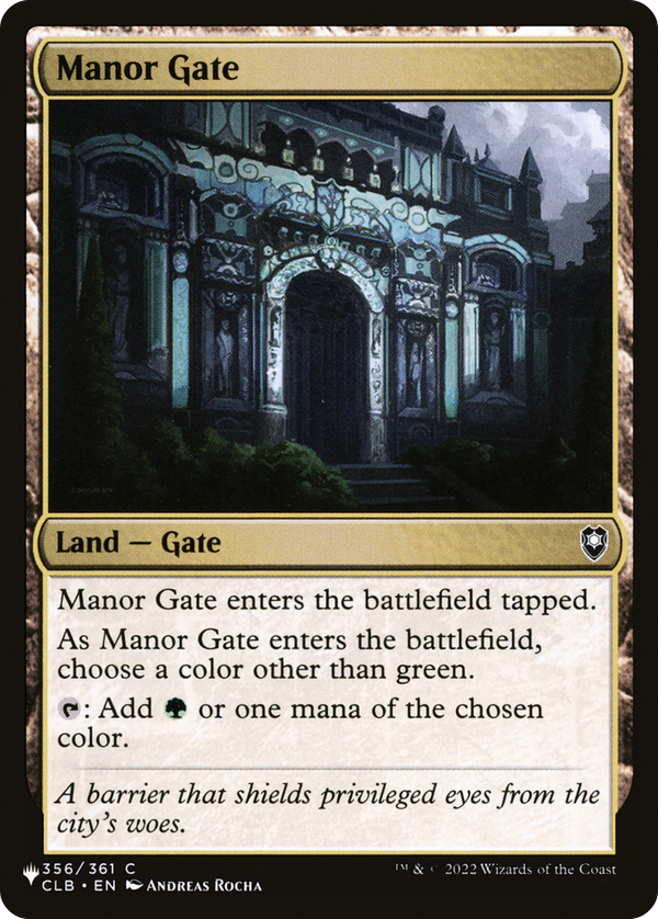 Manor Gate (plst)