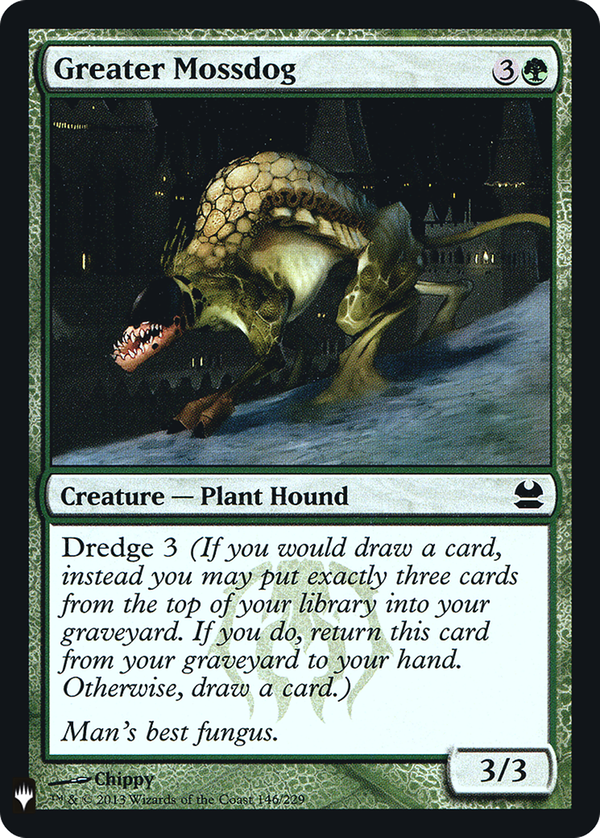 Greater Mossdog (plst)