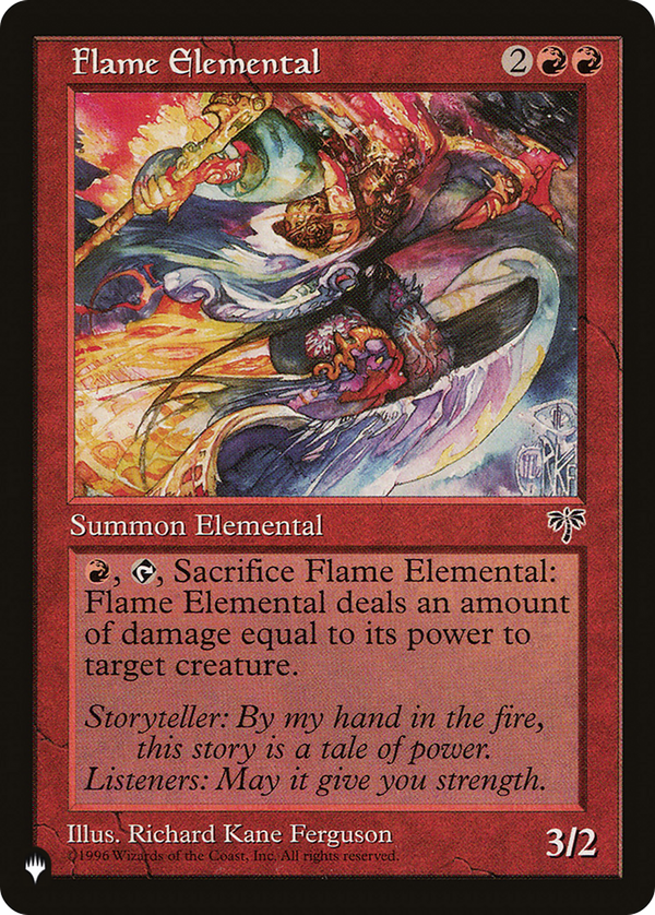 Flame Elemental (plst)