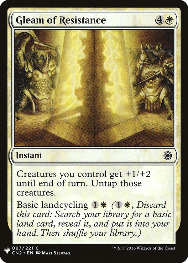 Gleam of Resistance (plst)