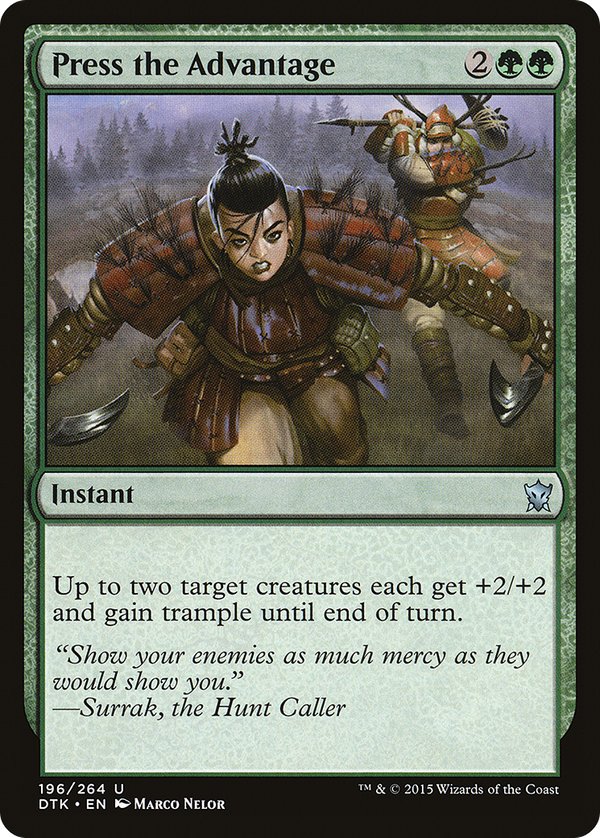 Press the Advantage (dtk)