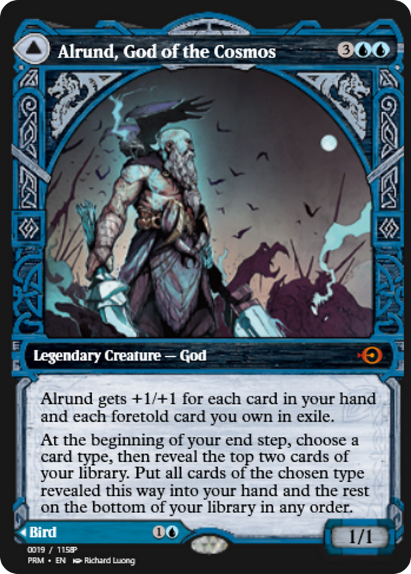 Alrund, God of the Cosmos // Hakka, Whispering Raven (prm)