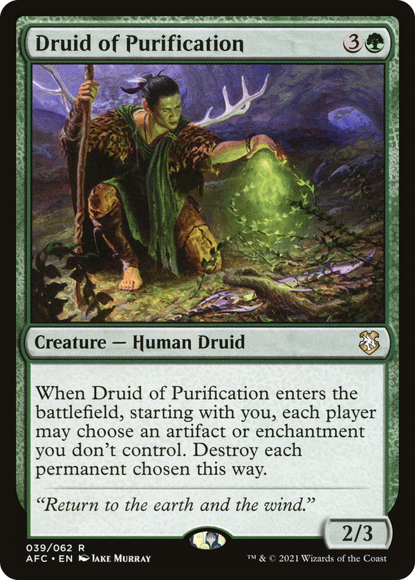 Druid of Purification (afc)