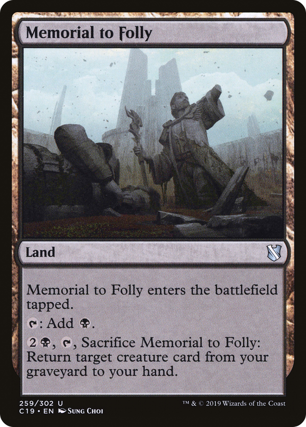 Memorial to Folly (c19)