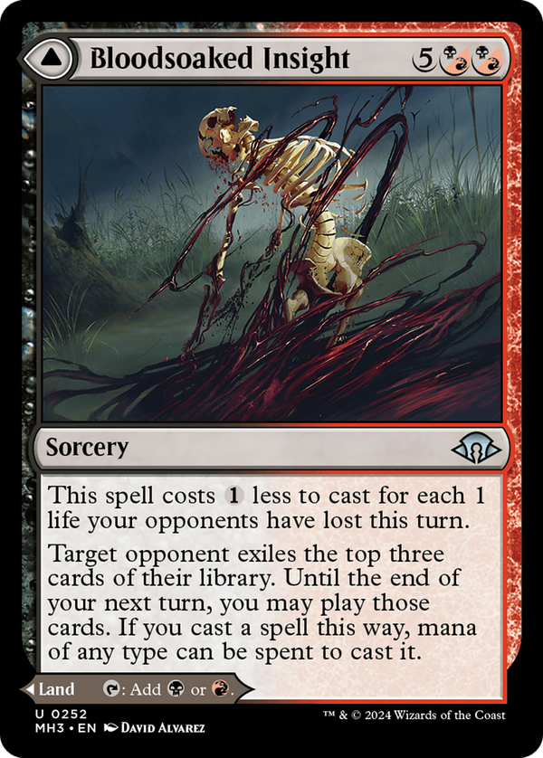 Bloodsoaked Insight // Sanguine Morass (mh3)