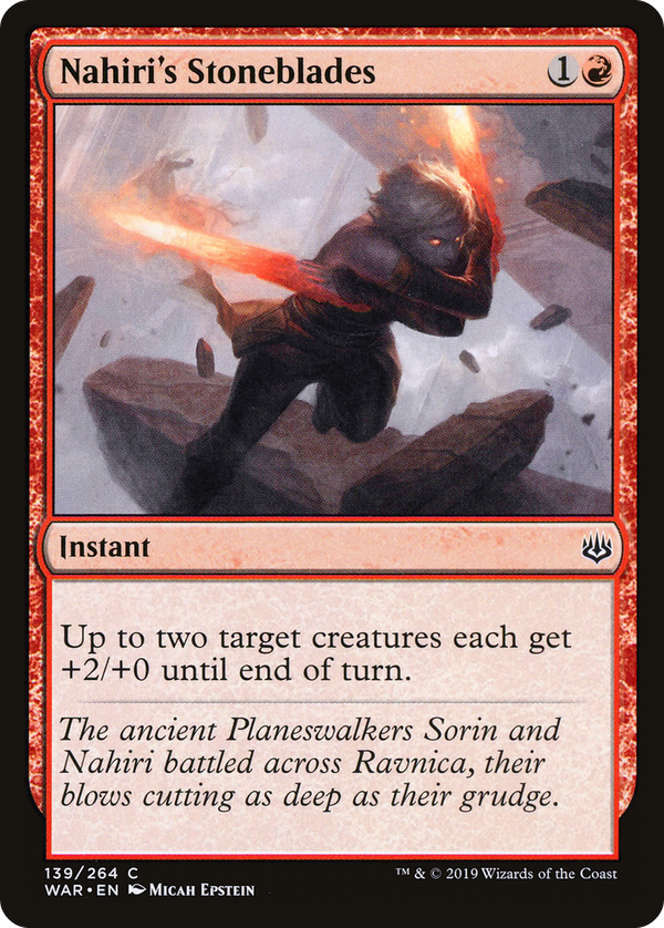 Nahiri's Stoneblades (war)