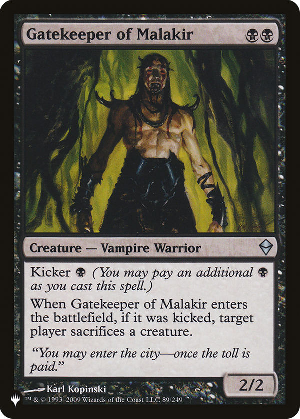 Gatekeeper of Malakir (plst)