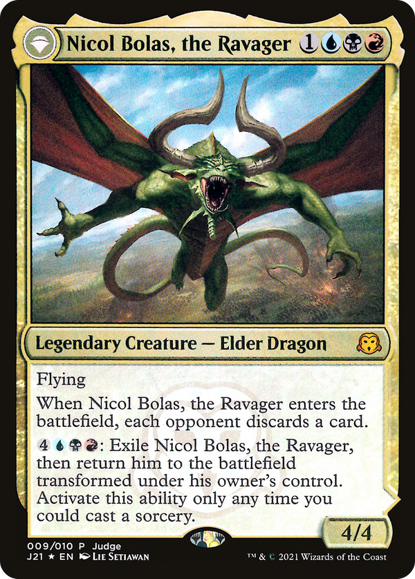 Nicol Bolas, the Ravager // Nicol Bolas, the Arisen (pj21)