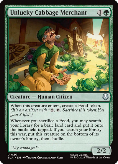 Unlucky Cabbage Merchant